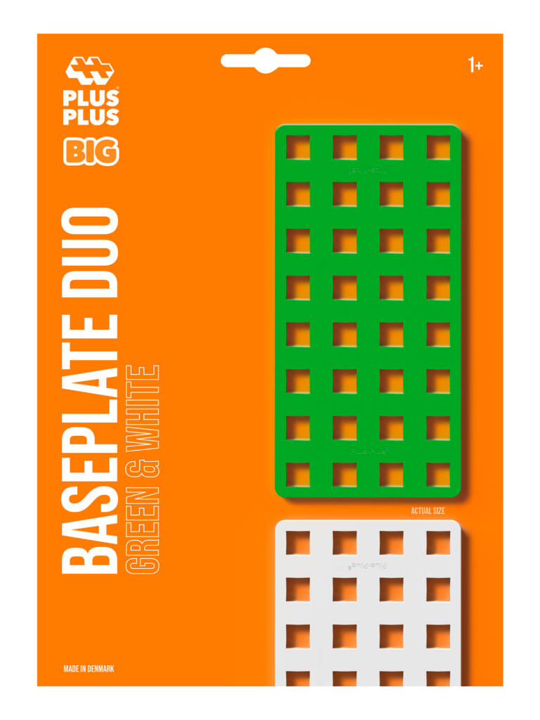 BIG Baseplates - Green & White - 2 pcs