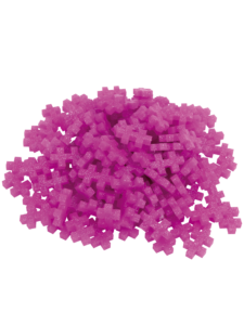 Pink glitter - 150 pcs