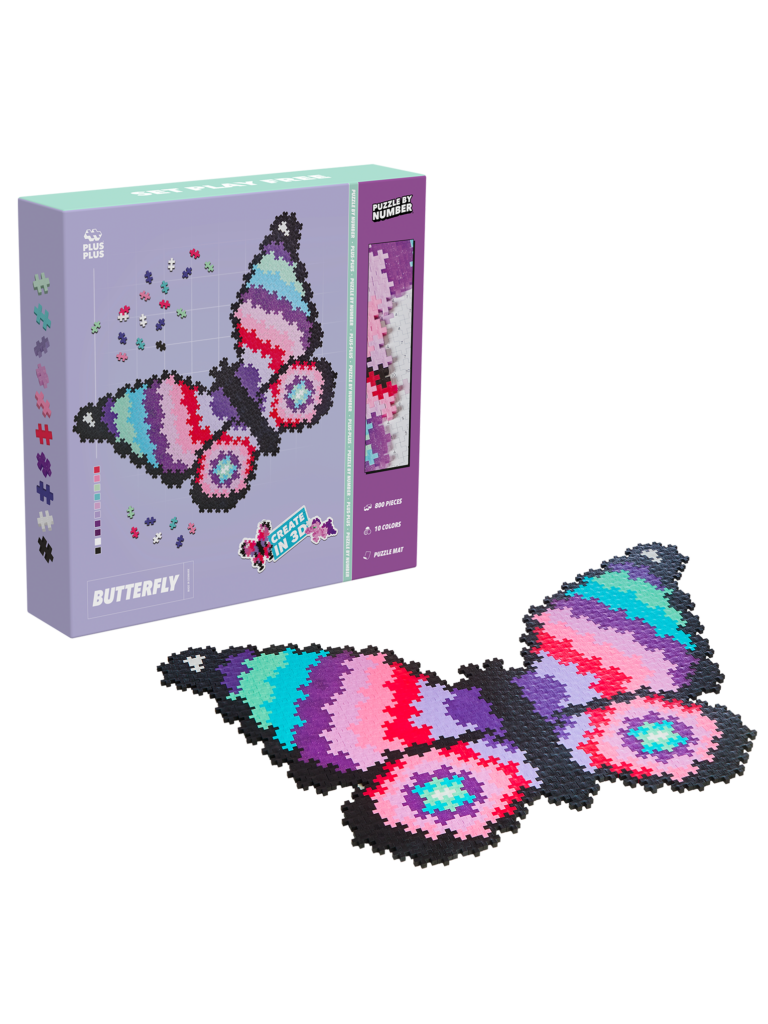 Puzzle By Number - Butterfly