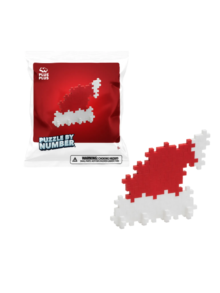 Puzzle by Number - Christmas Hat