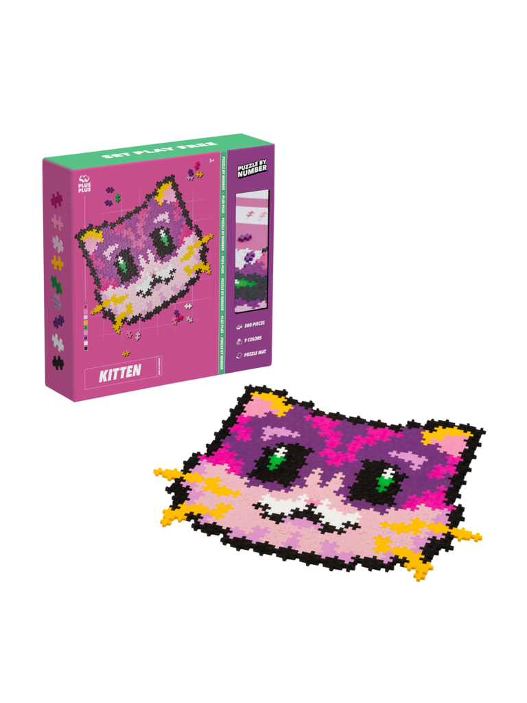 Puzzle By Number - Kitten