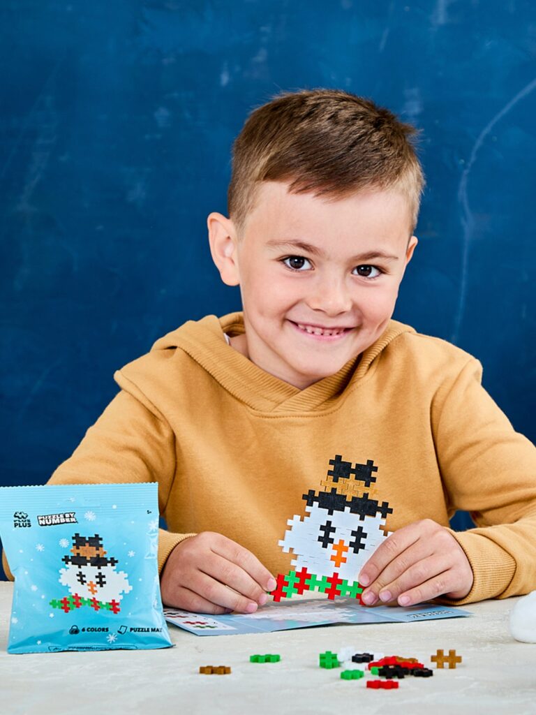 Puzzle by Number - Snowman