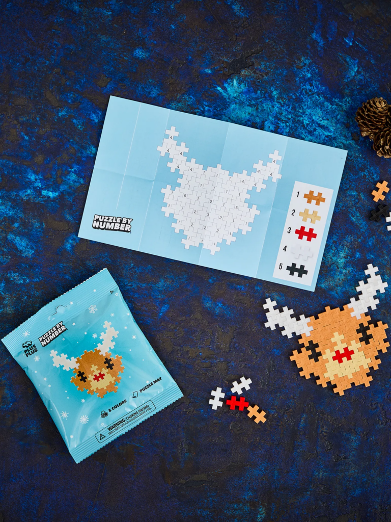 Puzzle by Number - Reindeer