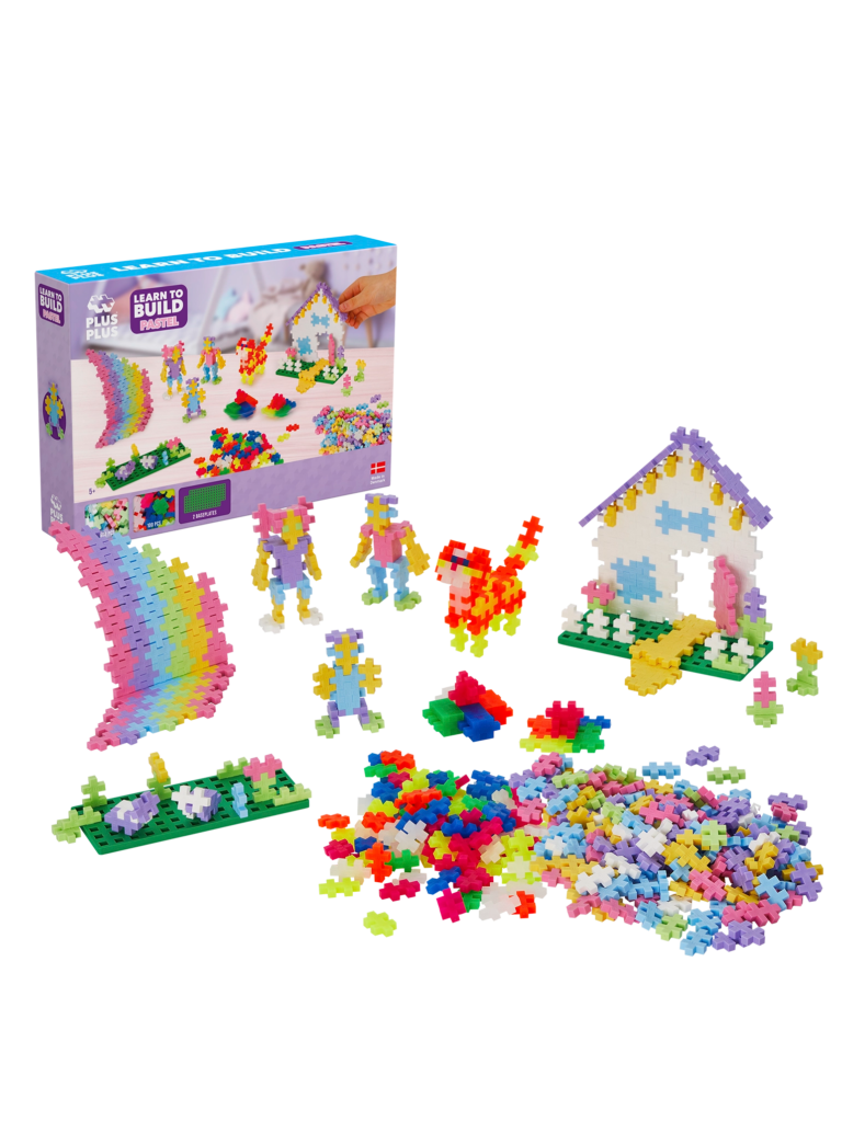 Learn to Build - Pastel - 600 pcs