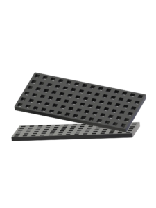 2 pcs Rectangular Baseplates - Black