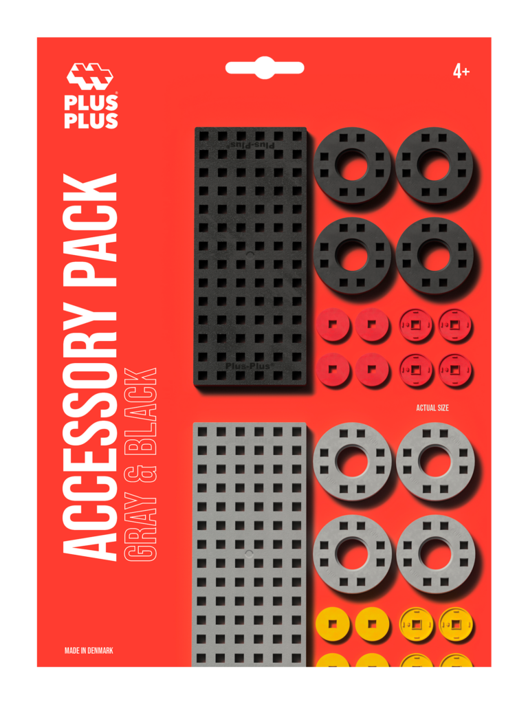 Accessory Pack with Baseplates, Wheels and Hubs - 26 pcs