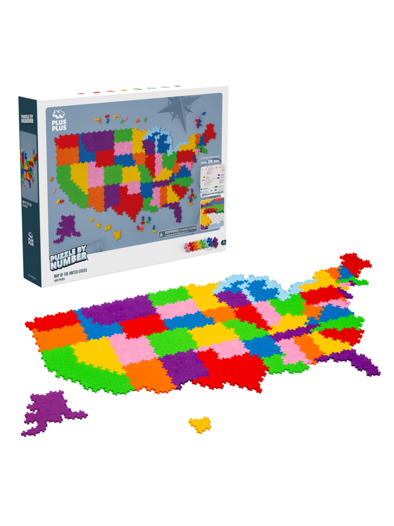 Puzzle By Number - USA Map